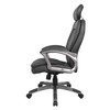 Executive Pillow Top Chair with Headrest Black - Boss Office Products: Ergonomic, Swivel, Metal Frame, 275 lb Capacity - 4 of 4