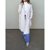 Women's Long Coat With Belted Waist - 26 International - 3 of 4