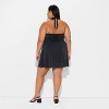 Women's Mini A-Line Dress - Wild Fable™ Black - 3 of 3