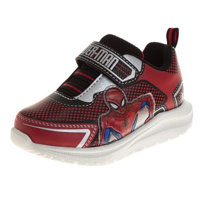 Marvel Comics Character Boys Sneakers Slipon Laceless - The Avengers Spiderman Captain America Hulk Thor Ironman Athletic Shoes (6-10/11-12 Toddler)