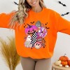 Simply Sage Market Women's Graphic Sweatshirt Pumpkin Ghost Collage - 2 of 4