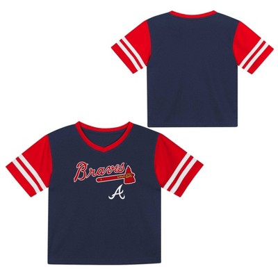 MLB Atlanta Braves Toddler Boys' Pullover Team Jersey - 2T