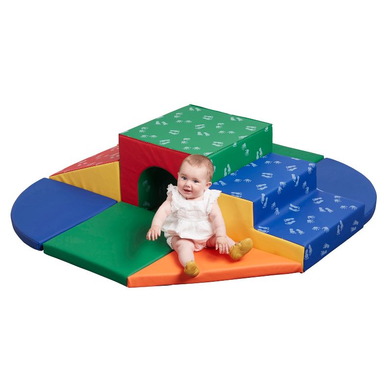ECR4Kids SoftZone Lincoln Tunnel Climber, Toddler Foam Climber for Safe Active Play, 4 of 10