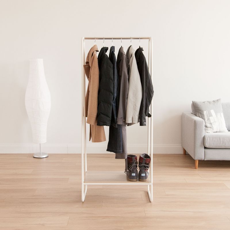 IRIS USA Garment Rack for Hanging Clothes and Displaying Accessories, 3 of 8