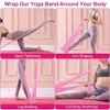 "iMountek Yoga Resistance Band Set – 3 Non-Toxic, Skin-Friendly Elastic Bands for Exercise, Strength & Rehab"Blue,Pink,Green - 3 of 4