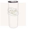 Elanze Designs Bride To Be Glittery Goldtone 20 ounce Stainless Steel Travel Tumbler - 2 of 4