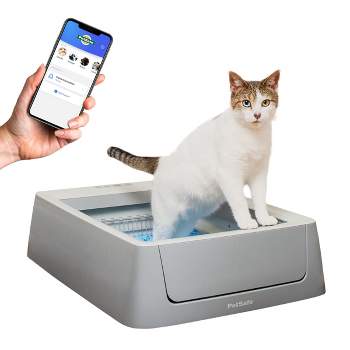 PetSafe ScoopFree Phone App Connected Smart Self-Cleaning Cat Litter Box - Beige