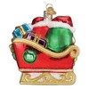 Old World Christmas 4.0 Inch M&M's In Sleigh Chocolate Candies Santa Hat Tree Ornaments - 2 of 3