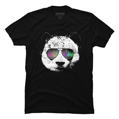 Men's Design By Humans Old School Panda By clingcling T-Shirt