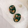 SOHI Women's Forest Green The Dragonfly Stud Earrings - 2 of 4