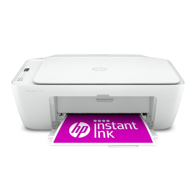 HP DeskJet 2734e Wireless All-in-One Color Printer Scanner Copier with Instant Ink and HP+ (26K72A), 1 of 13