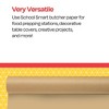 School Smart Butcher Kraft Paper Roll, 50 lbs, 30 Inches x 1000 Feet, Brown - 4 of 4