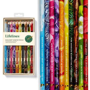 10pk Scented Colored Pencils - Infused with Essential Oil Blends - Lifelines