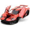 2017 Ford GT Light Red Metallic with Black Stripe "Pink Slips" Series 1/24 Diecast Model Car by Jada - 2 of 4