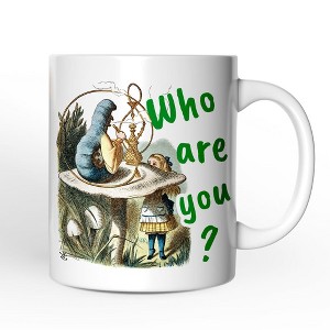 The Caterpillar Who Are You Vintage Mug, Alice's Adventures in Wonderland (Non-Custom Only)| OrnamentallyYou - 1 of 4