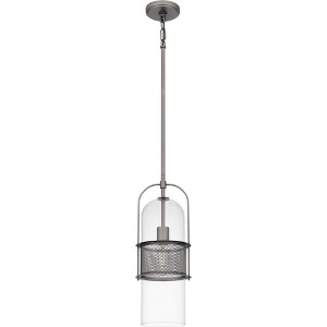 Quoizel Lighting 1 - Light Pendant in  Antique Nickel - 1 of 1