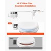 VEVOR Bidet Attachment for Toilet, 0.3" Ultra Thin Bidet Toilet Seat Attachment - Dual Retractable Nozzles, Adjustable Pressure, Non-Electric,White - 4 of 4