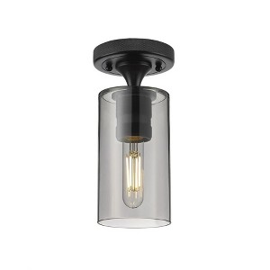 Crown Point - 1 Light Flush Mount In Industrial Style-9.63 Inches Tall and 3.88 Inches Wide - 1 of 1