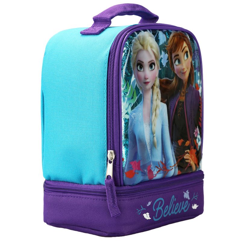Frozen Dual Compartment Kids Lunch Box for girls, 2 of 6