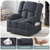 Infurnic Accent Chairs, Recliner Accent Chairs with Adjustable Back for Living Room Chair for Living Room Bedroom, Gray, 40.1"*38.2"*40.6" - 4 of 4