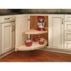 Rev-A-Shelf 4WLS882-32-570 32 Inch Wooden 2 Shelf Half Moon Lazy Susan Turntable Storage Kitchen Organizer for Blind Corner Cabinets - 2 of 4