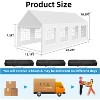 13 x 26 FT Outdoor Party Tent – Wedding Canopy, Patio & Camping Pavilion with Sidewalls & Storage Bags - 2 of 4