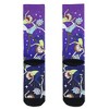 Rick and Morty Socks Falling Through Space Sublimated Crew Sock 1 Pair Fits Shoe Size 8-12 Multicolored - 4 of 4
