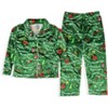 How the Grinch Stole Christmas Tossed Print Collar Sleep Family Pajama Set - 4 of 4