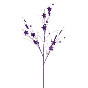 Vickerman 33" Star and Ball Glitter Spray - 1 of 1