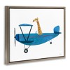 Stupell Industries Giraffe Pilot in Airplane, 21" x 17" - 3 of 4