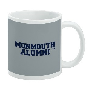 Monmouth University Official Hawks Alumn Ceramic Coffee Mug, Novelty Gift Mugs for Coffee, Tea and Hot Drinks, 11oz, White - 1 of 4