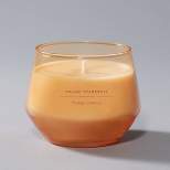 10oz Studio Glass Mango Starfruit Candle Coral Orange - Yankee Candle