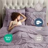 Nestl 9 Piece Comforter Set, Pinch Pleated Bedding Set, Bed in a Bag, Comforter Set with Down Alternative Pillows - 4 of 4