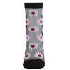 Memoi Women's Daisy Mono Fine Net Semi-Sheer Anklet Sock - 2 of 4