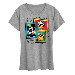 Women's - Disney - Mickey Friends Sunglasses Short Sleeve Graphic T-Shirt - 1 of 4