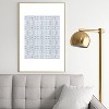 Becky Bailey Shibori Diamonds Metal Framed Art Print - Deny Designs - 2 of 4