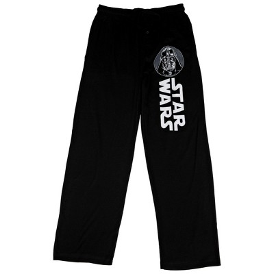Mens Darth Vader Star Wars Title Logo Pajama Pants