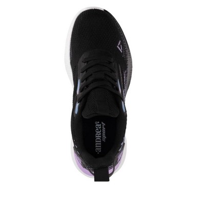 Женские кроссовки Andrea Women’s Athletic-Inspired Comfort Sneakers 90297 BLACK 9 — фото 5
