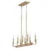 Quorum Lighting Tempo 8 - Light Pendant in  Aged Brass - 2 of 3