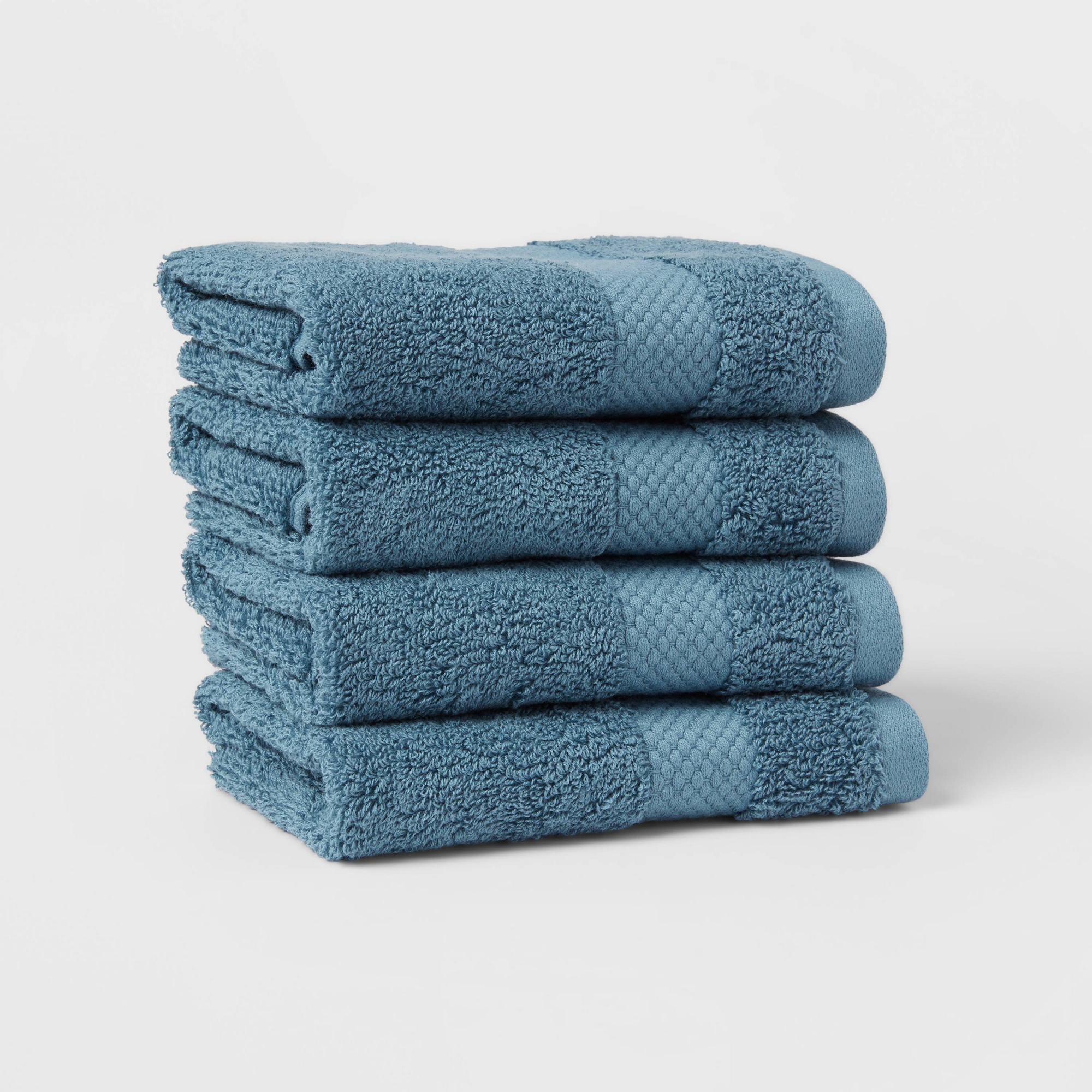 4pc Performance Plus Washcloths Turquoise - Threshold™