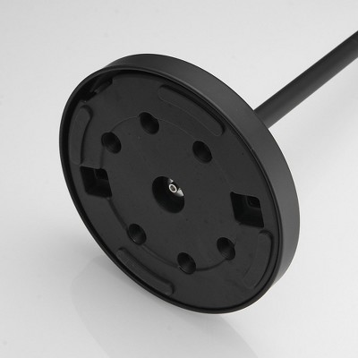 Matte Black Stainless Steel Freestanding Toilet Paper Holder