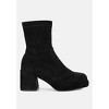 TWO-CUBES Suede Platform Ankle Boots - 2 of 4