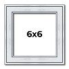 PosterPalooza | Square Classic Silver Picture Frame - UV Acrylic, Foam Board Backing, Hanging Hardware - 2 of 4