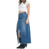 Women's Classic Midi Skirt - JUST BLACK DENIM - 3 of 4
