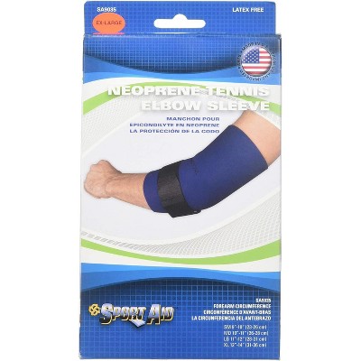 Sport Aid Neoprene Elbow Sleeve Support XL Blue