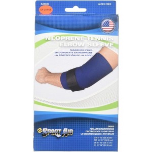 Sport Aid Neoprene Elbow Sleeve Support XL Blue - 1 of 2