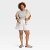 Women's Leisure Studio Mid-Thigh Fleece Shorts - Universal Thread™ - 3 of 3