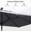 PURPLE LEAF Patio Umbrella Outdoor Table Umbrella Aluminum Frame Market Umbrella Sun Umbrella with 8 Sturdy Ribs - 4 of 4