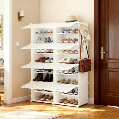 Kumasinova 86-Tier Stackable & Detachable Shoe Storage Cabinet,Dust ...