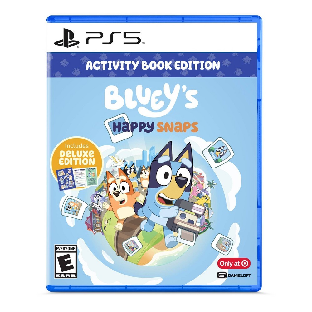 BLUEY'S HAPPY SNAPS: ACTIVITY BOOK EDITION (Target Exclusive) - PlayStation 5